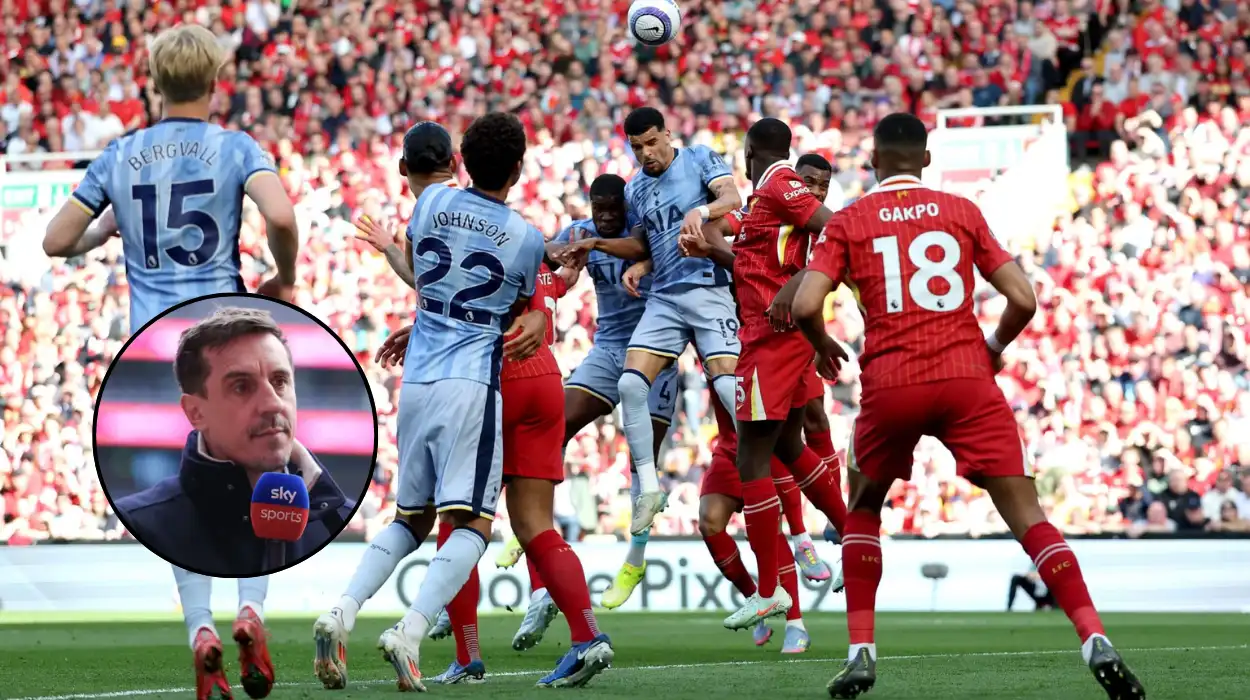 Gary Neville Predicts Liverpool Struggles vs Tottenham