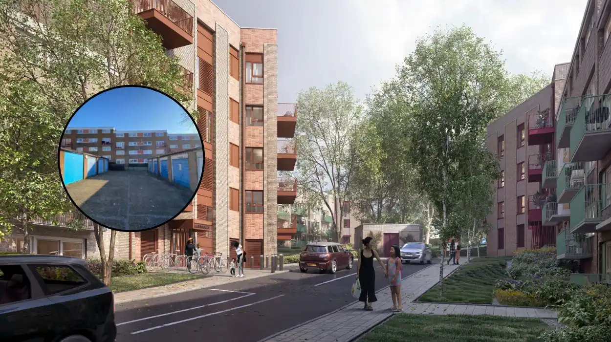 MTVH Plans 105 North London Wembley Garages Demolition for 61 Homes