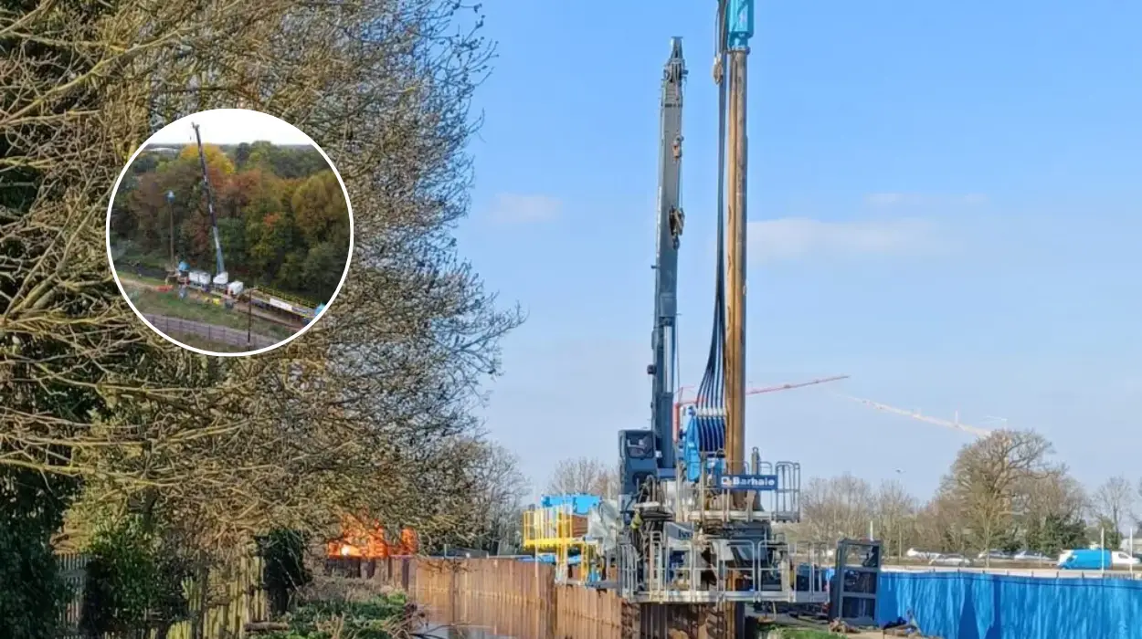New River Piling Safeguards North London Water Supply