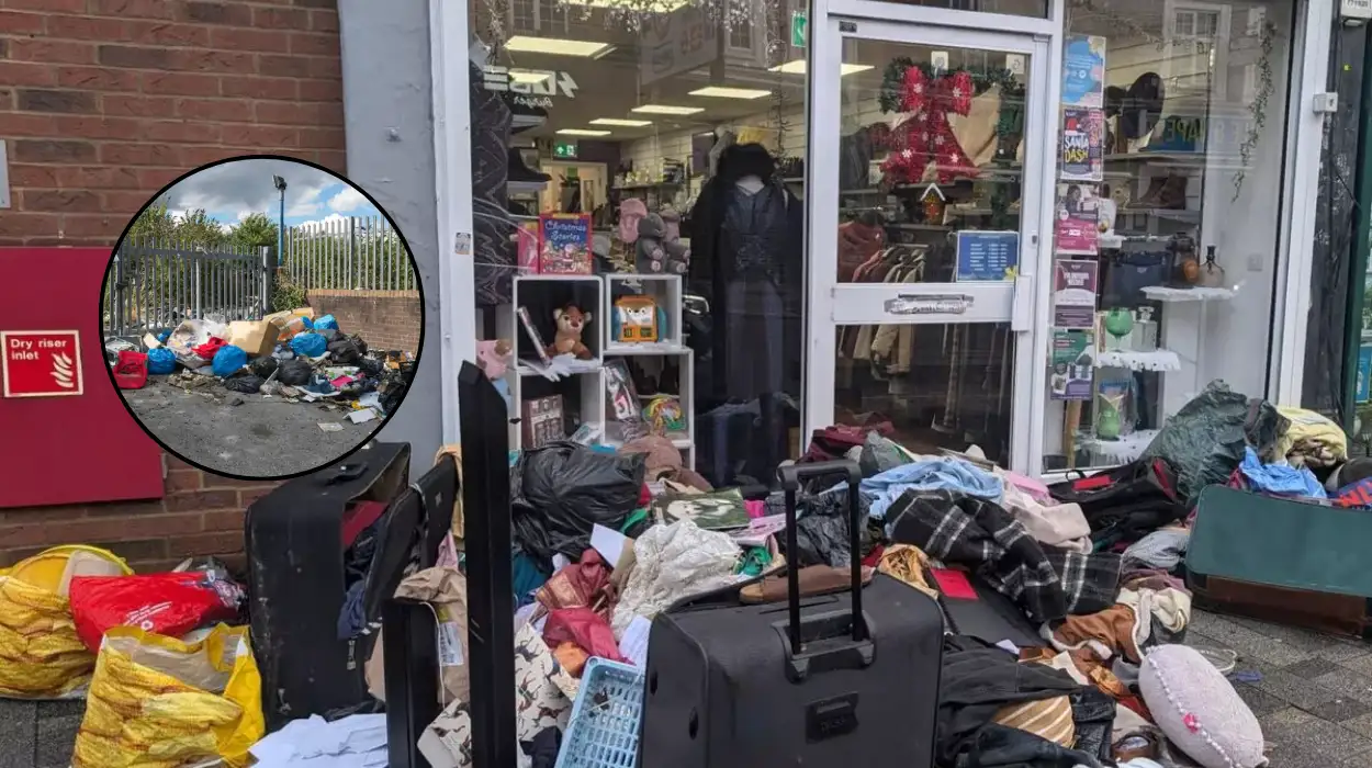 North London: St Luke's Hospice Fly-Tipped with Filthy Pans