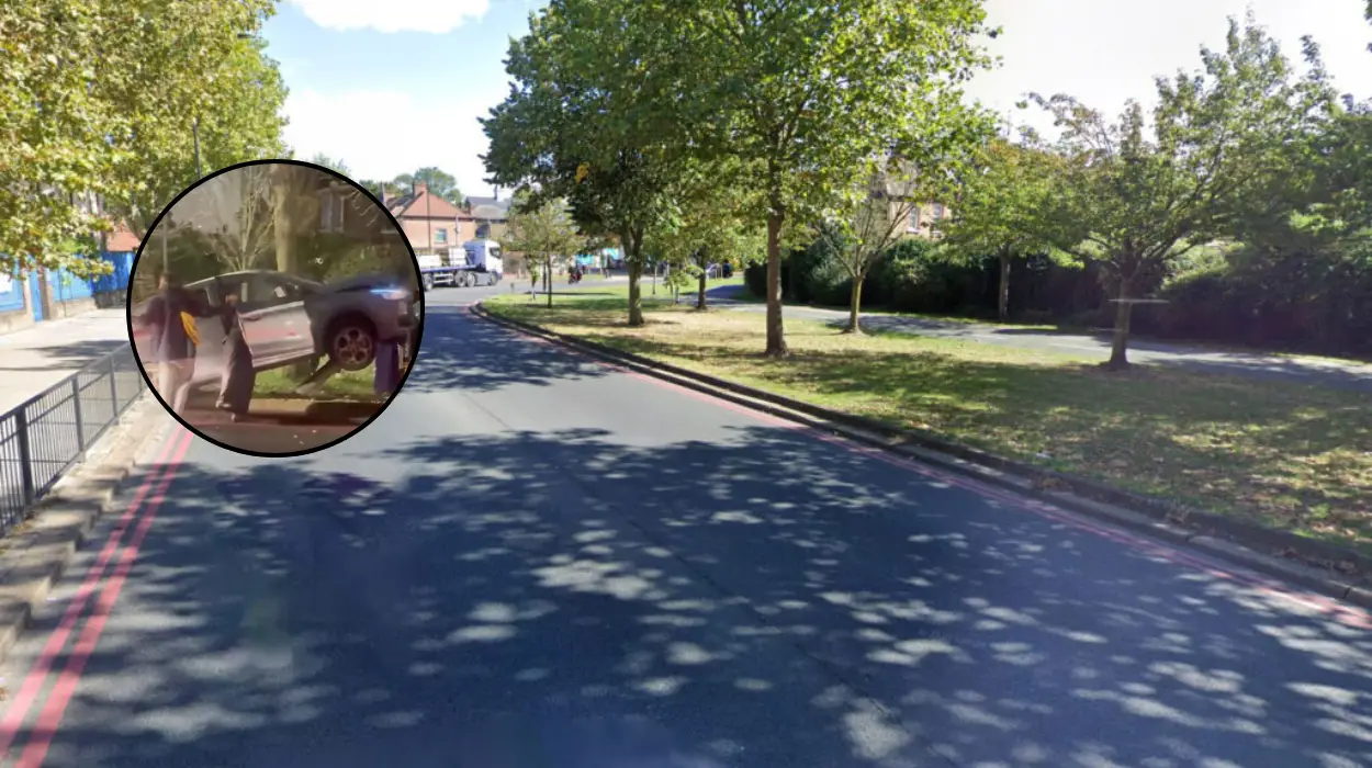 Tottenham Driver Stuck on Bollard Near Stadium