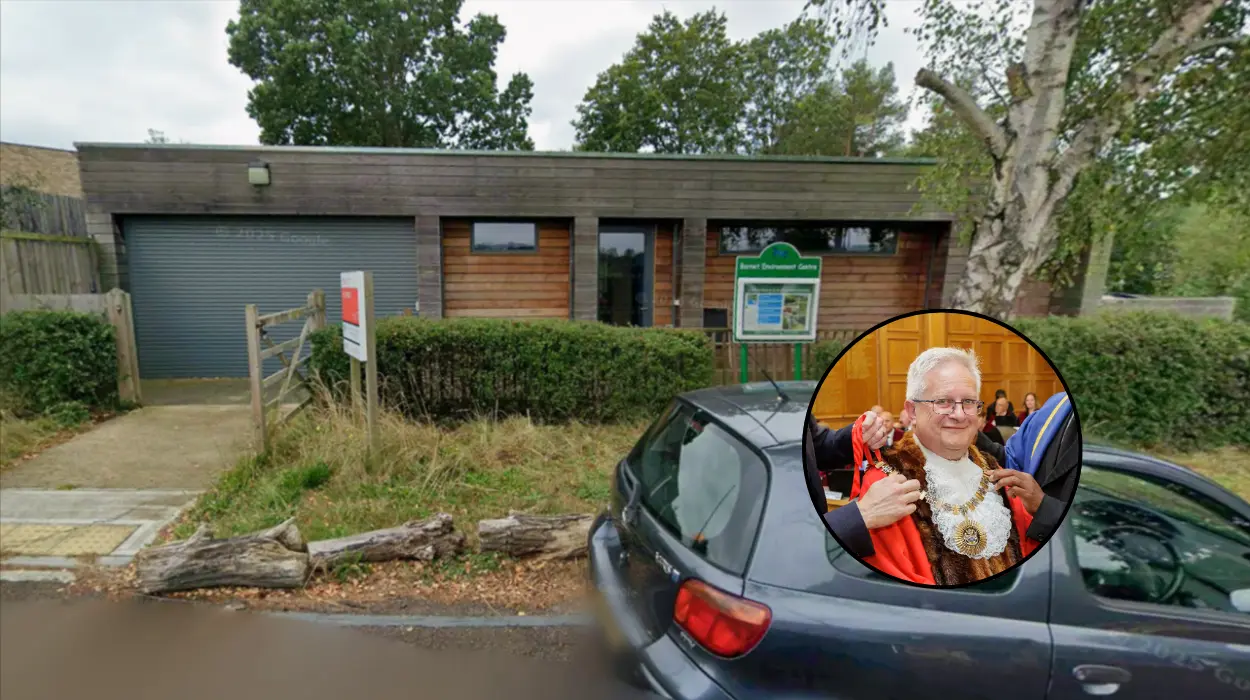 Barnet Mayor Danny Rich Spots Birds at Environment Centre 
