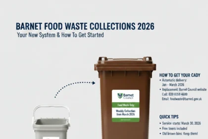 How to get a new Barnet food waste caddy