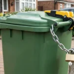 How to lock your wheelie bin to prevent illegal use
