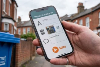 How to report a neighbor for overflowing bins