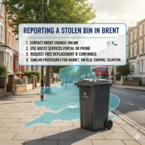 How to report a stolen bin in Brent