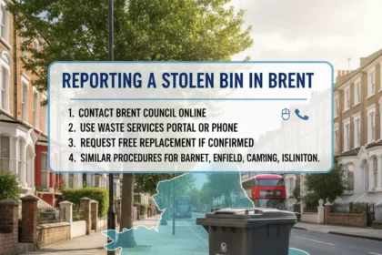 How to report a stolen bin in Brent