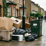 How to report fly-tipping on North London pavements