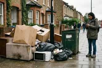 How to report fly-tipping on North London pavements