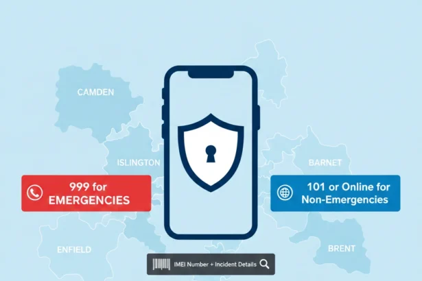How to report phone snatching in North London