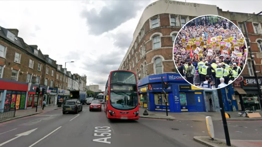 North London SUTR March Defies Far Right, Racism – 1,000 Rally