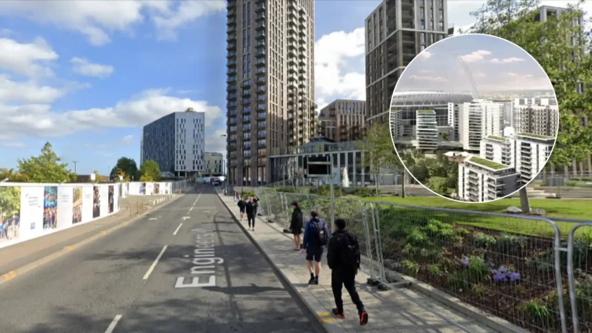 Quintain's Temporary 5-a-Side Pitches Plan for Wembley Housing Site