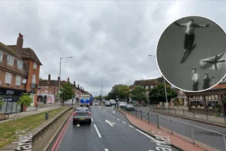 Ski Jumping Spectacle Hits Hampstead Heath 1950