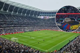 South Stand Tifo for North London Derby 2026 