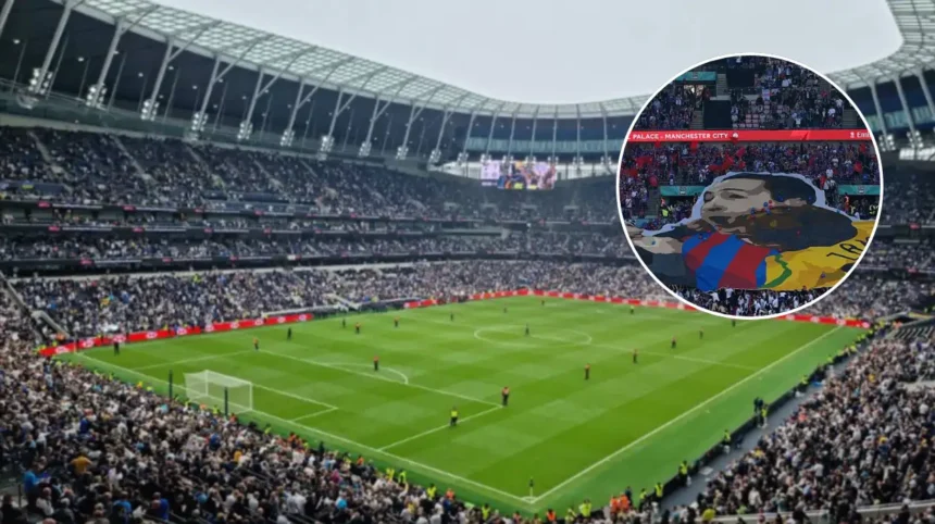 South Stand Tifo for North London Derby 2026 