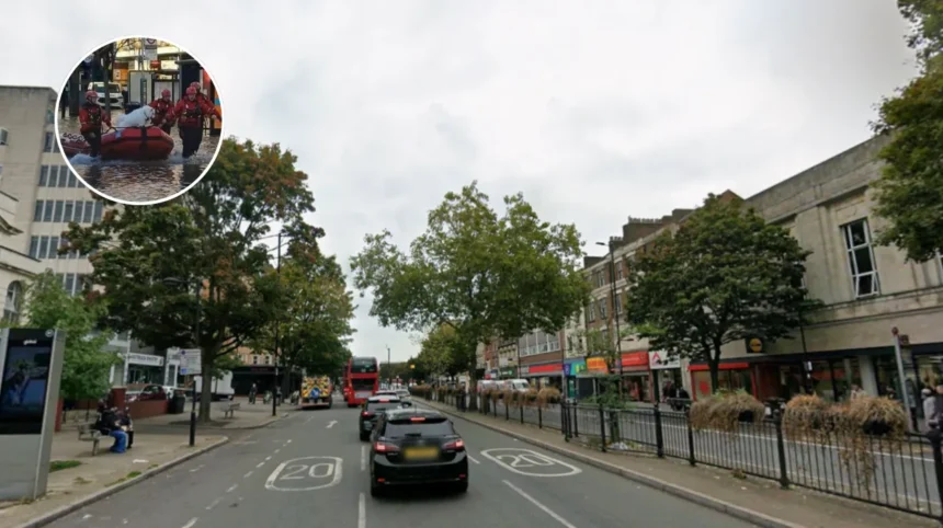 Burst Water Main Floods Islington Roads, LFB Responds 2026