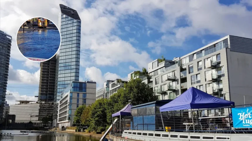 Burst Water Main Floods Islington Roads, North London 2026