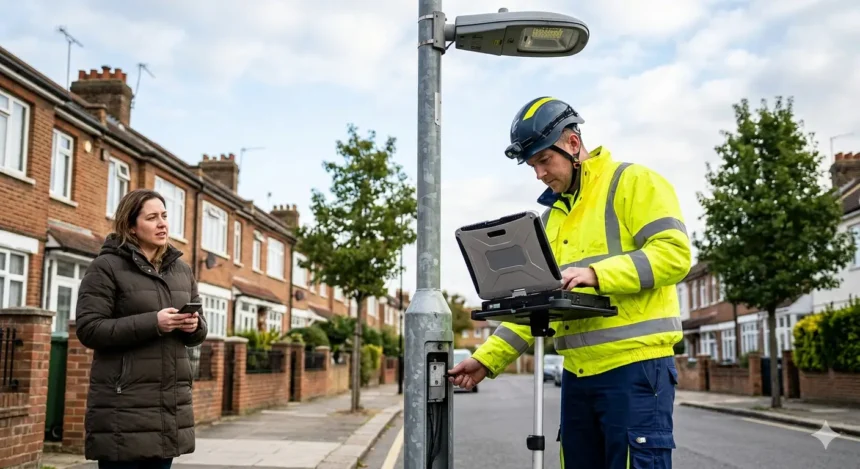 How to fix broken street lights in Enfield quickly