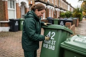 How to mark wheelie bins to prevent theft