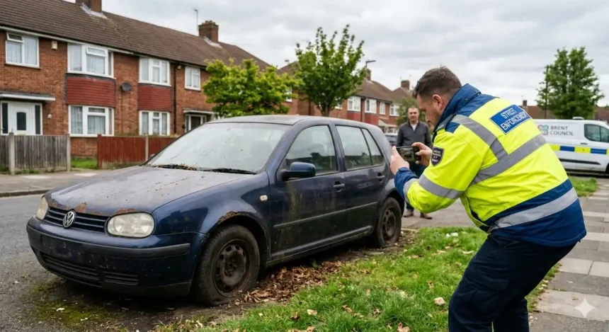 How to report abandoned cars in Barnet or Brent