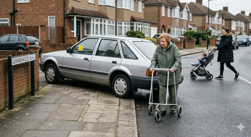 How to report dangerous pavement parking in Barnet