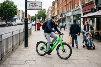 How to report e-bike pavement speeding in Islington