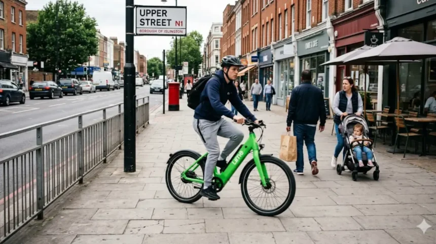 How to report e-bike pavement speeding in Islington