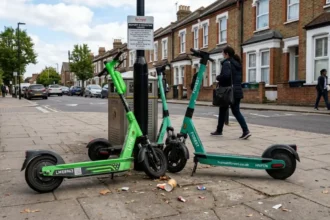 How to report e-scooter litter on Haringey pavements