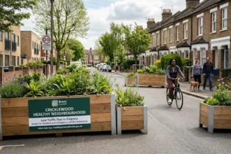 How to request a traffic calming skip in Brent
