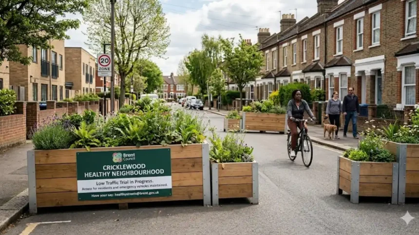 How to request a traffic calming skip in Brent