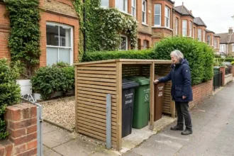 How to secure bins in small front gardens