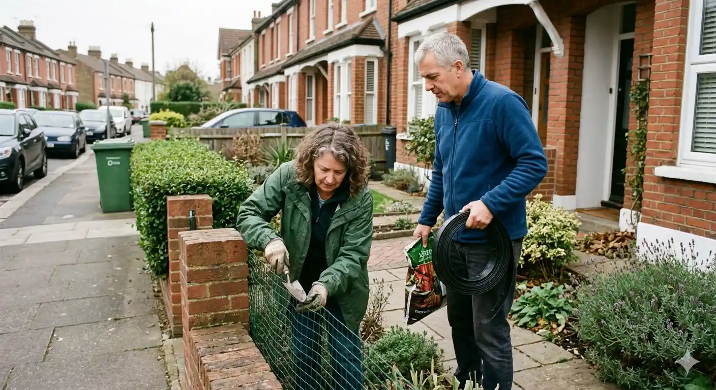 Gox Mess How to stop fox mess in North London front gardens