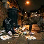 How to stop foxes tearing up bin bags in London