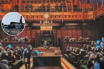 Banksy New Artwork in Chalk Farm, London 2026