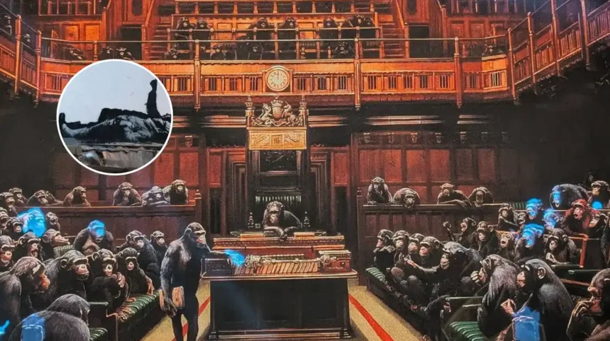 Banksy New Artwork in Chalk Farm, London 2026