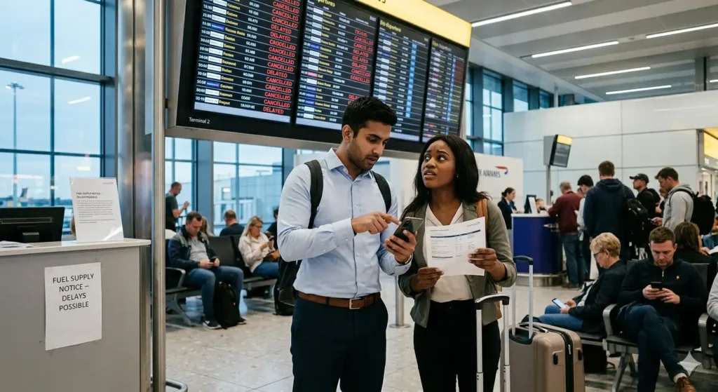 How Can North London Residents Prepare for Fuel Shortage Flight Cancellations?