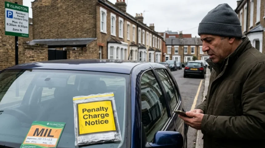 How to appeal a "MIL" permit parking fine in Islington