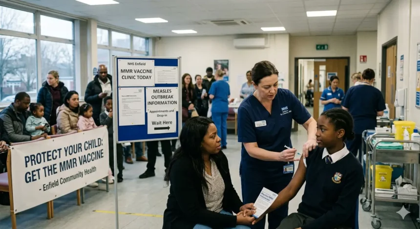 How to find measles vaccine clinics in Enfield 2026