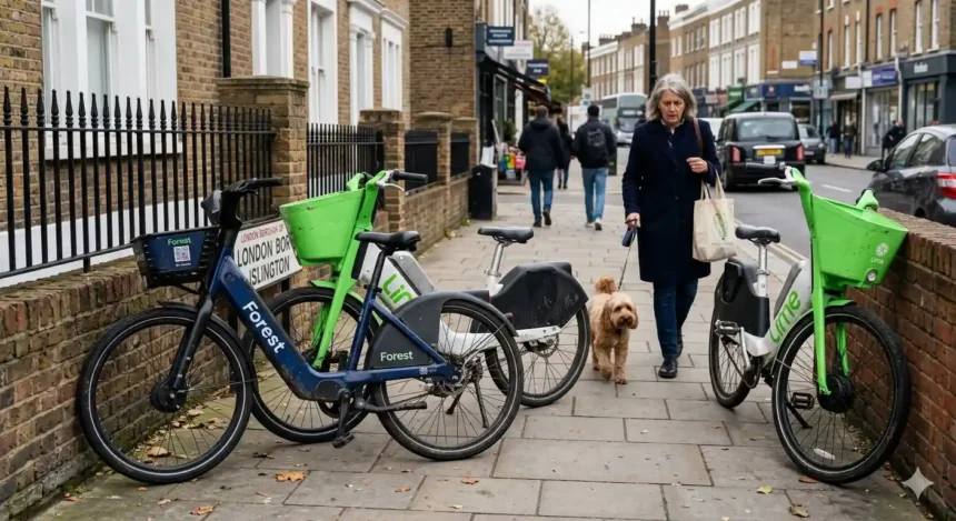 How to report abandoned e-bikes on North London streets