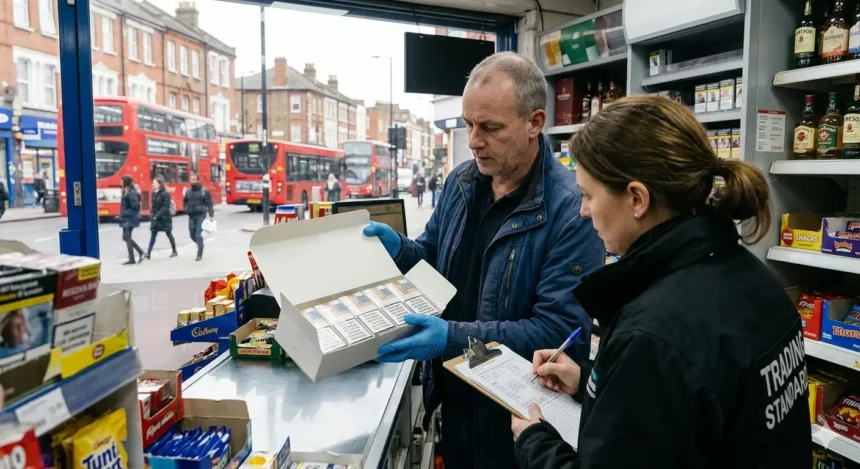 How to report illegal cigarette sales in North London