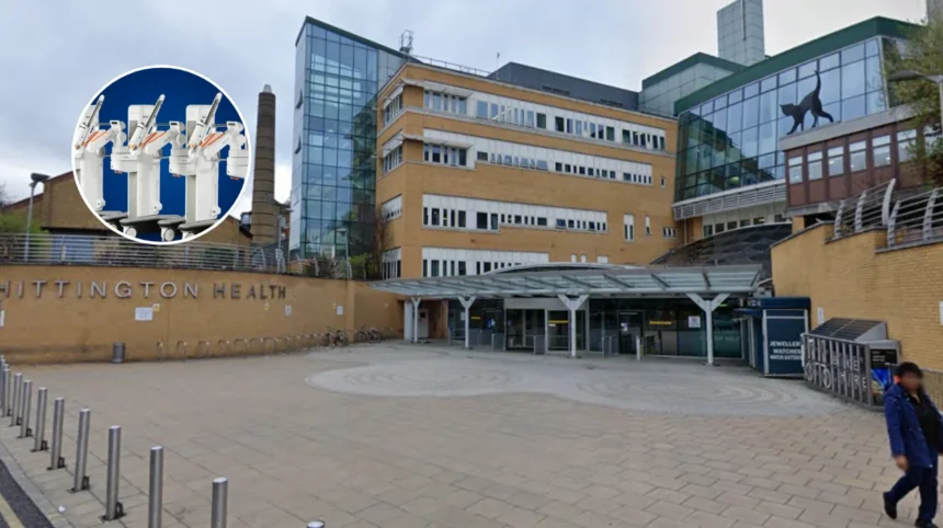Hugo Surgical Robot Arrives at Whittington Hospital, Archway 2026