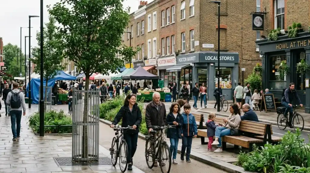 What is Hoxton Street public realm?