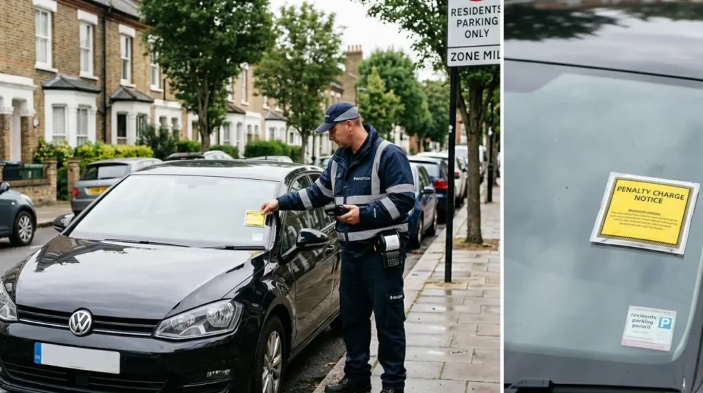 What is a “MIL” permit parking fine in Islington?
