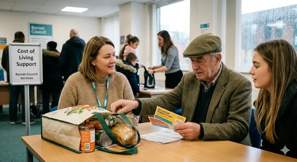 What is the Barnet Council cost-of-living fund?