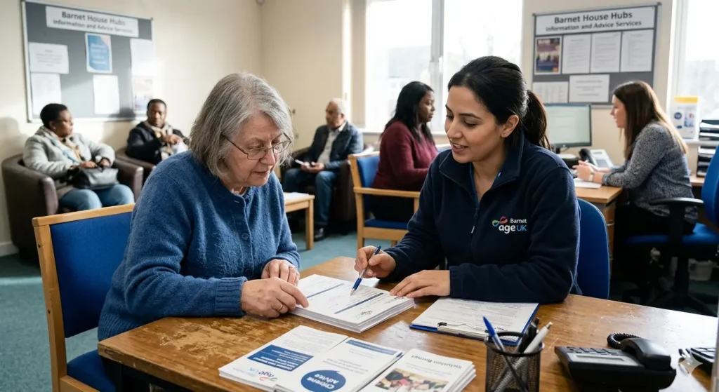 Where can you get help applying in North London?