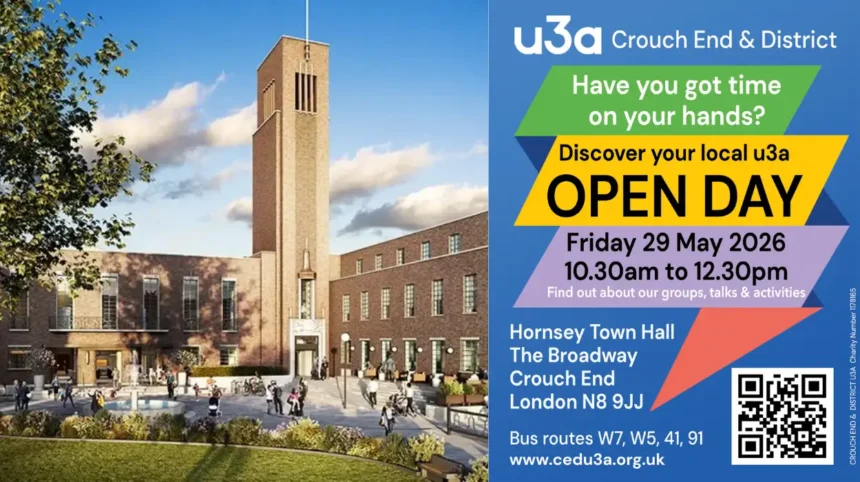 CEDu3a Open Day at Hornsey Town Hall, Crouch End