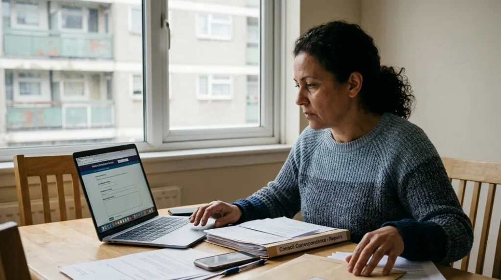 How do you report the council to the Housing Ombudsman?