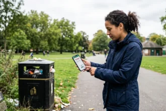How to use Love Clean Streets for Haringey park fixes