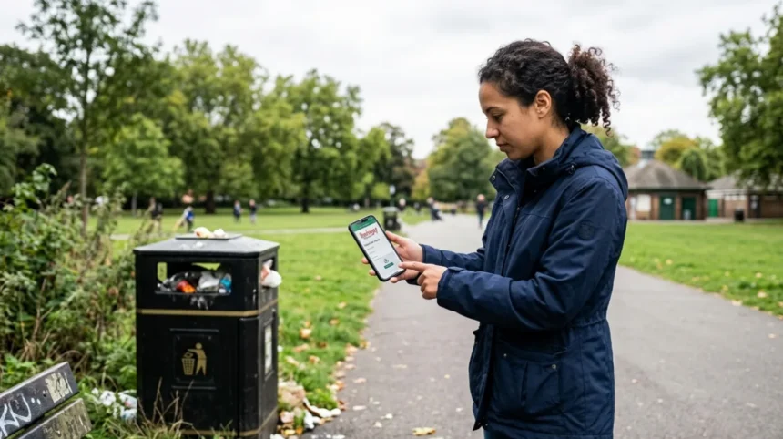 How to use Love Clean Streets for Haringey park fixes