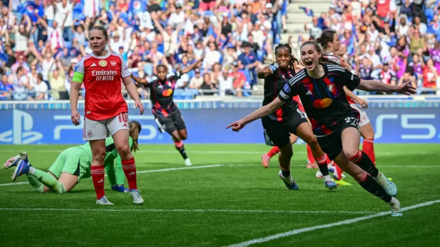 Lyon Knock Out Arsenal Women and End Their Champions League Dream in France 